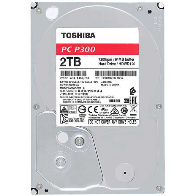 toshiba 2tb internal hard drive