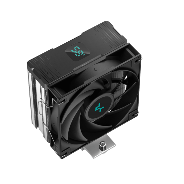 DeepCool AG400 DIGITAL 120mm Single Tower Black CPU Air Cooler With 06 mm×4 pcs Heatpipe ( R-AG400-BKNDMN-G-1 ) - Image 3