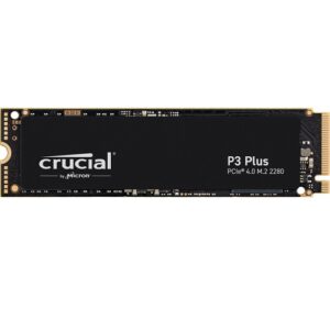 Crucial P3 Plus 500GB PCIe M.2 2280 NVMe (PCIe Gen 4 x4) Read Speed Upto 4,700 MB/s SSD ( CT500P3PSSD8 )