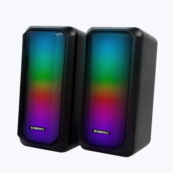 Zebronics Zeb-Fame 1 USB Powered AUX Connectivity 2.0 Speaker With Volume Control And RGB LED Lights