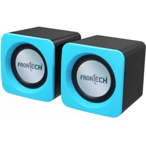 Frontech Premium SPK-0002 2.0 Channel USB Powered Blue 3W x 2 Speakers AUX Input