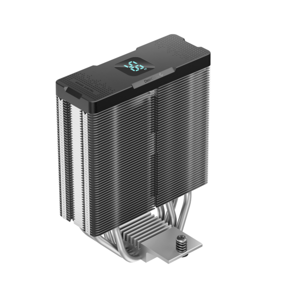DeepCool AG400 DIGITAL 120mm Single Tower Black CPU Air Cooler With 06 mm×4 pcs Heatpipe ( R-AG400-BKNDMN-G-1 ) - Image 7