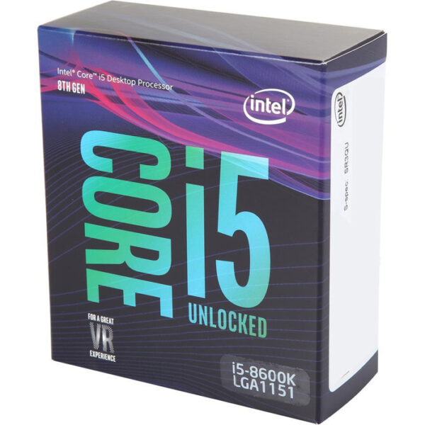 Intel Core i5 9600K 9th Generation Desktop Processor BX80684I59600K ( 6 Cores, Up to 4.60 GHz, LGA 1151, 95W )