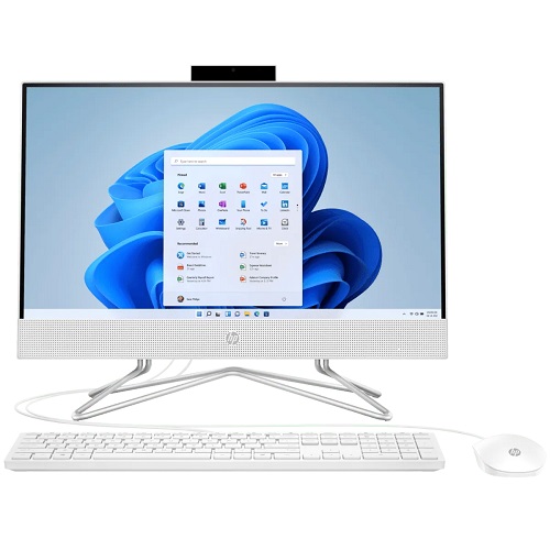 HP AIO 22-dd0786in PC AMD Ryzen 3 3rd Gen All In One Desktop PC With 21.5 Inch FHD Monitor ( 512 GB SSD, 4GB RAM, Windows 11, MS Office-19, White )