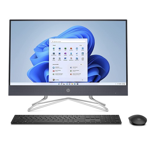 HP AIO 22-df1786in Intel Core i3 11th Gen All In One Desktop PC With 22 Inch FHD IPS Monitor ( 1TB HDD, 8GB RAM, Windows 10, MS Office, Black )