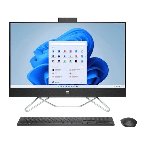 HP All-in-One 27-cb1153in i3 12th Gen Desktop PC 27 Inch FHD Monitor ( 512GB SSD, 8GB RAM, Windows 11, MS Office-21, Black )