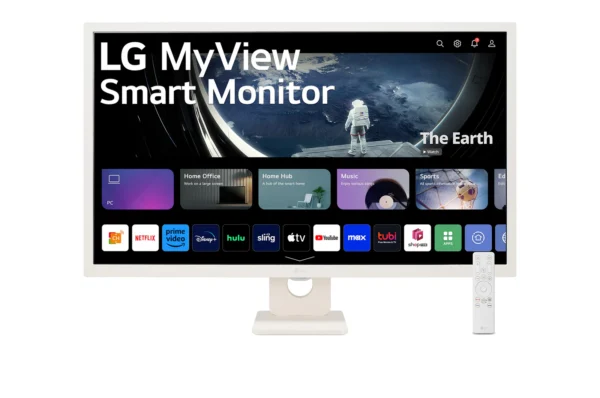 LG 32SR50F-W 31.5 Inch FHD IPS 60Hz 8ms(Typ) Smart Monitor With webOS And Built-in Speakers - Image 4