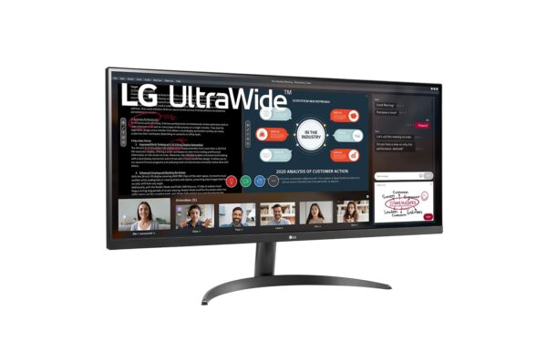 LG UltraWide 34WP500-B 34 Inch Full HD IPS Monitor with AMD FreeSync - Image 3