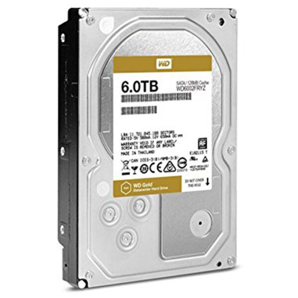 Western Digital Gold 6TB 7200 RPM Enterprise Desktop Internal Hard Disk Drive ( WD6003FRYZ )