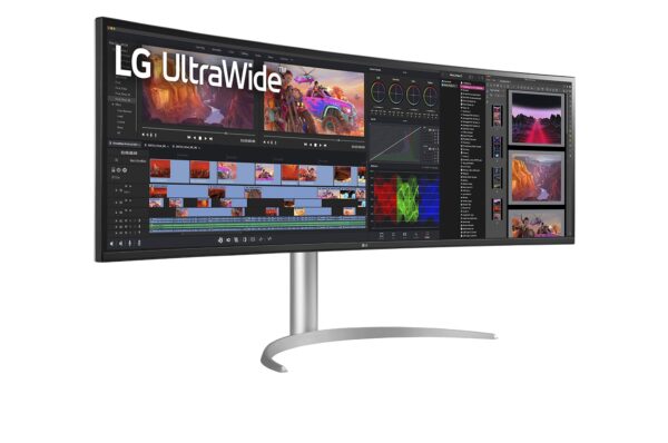 LG 49WQ95C-W 49Inch UltraWide Dual QHD Nano IPS 144Hz ,5ms Curved Gaming  Monitor With AMD FreeSync Premium Pro & Speaker - Image 9