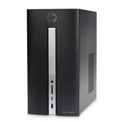 HP Pavilion 570-p046in AMD A12 Quad Core Desktop PC ( 2TB HDD, 8GB RAM, Windows 10, MS Office, Black )