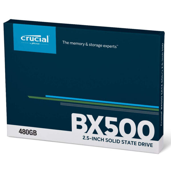 Crucial BX500 480GB SATA 2.5 Inch Internal SSD ( CT480BX500SSD1 )