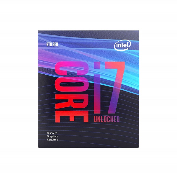 Intel Core i7 9700KF 9th Generation Desktop Processor BX80684I79700KF ( 8 Cores, Up to 4.90 GHz, LGA 1151, 95W )