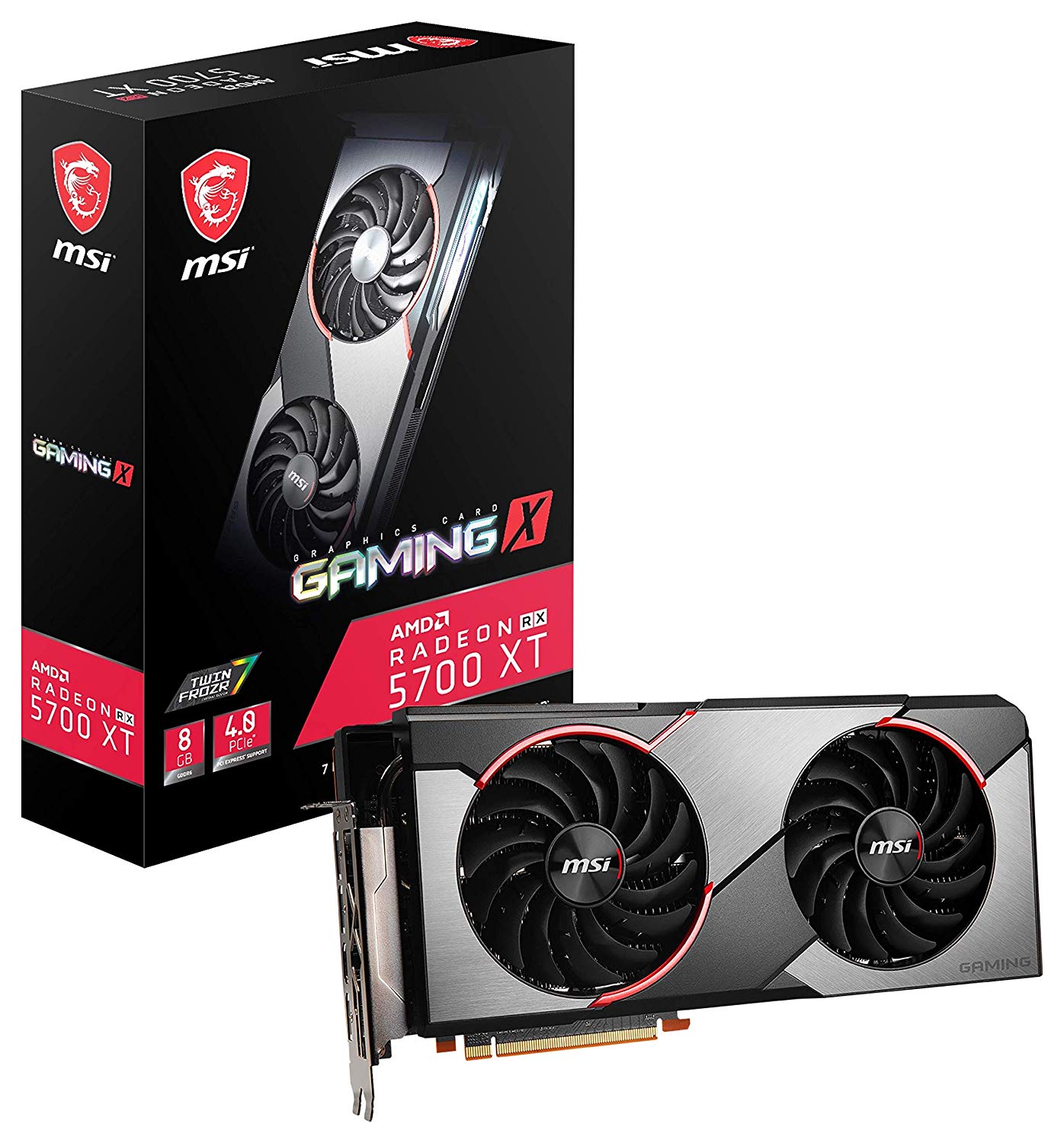 MSI Radeon RX 5700 XT GAMING X 8GB GDDR6 256-bit Gaming Graphics Card ( RX-5700-XT-GAMING-X )
