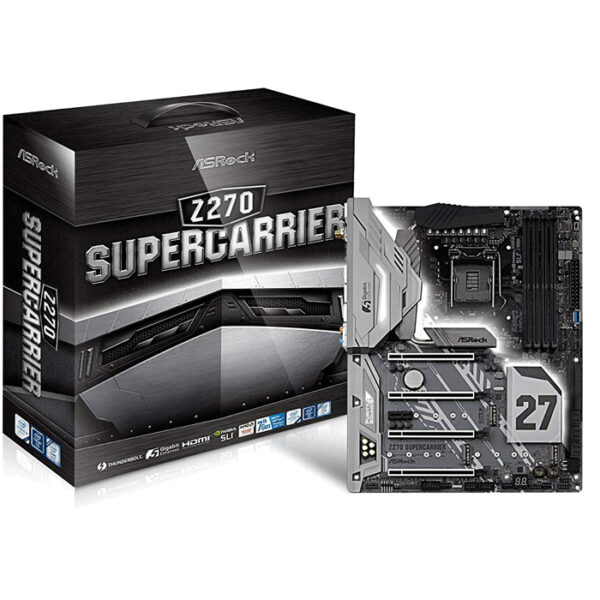 ASRock Z270 SuperCarrier ATX Motherboard ( Intel Socket 1151, 7th and 6th Generation Intel Core Series CPU, 4 Ram Slots, Max 64 GB Memory ) - Image 3