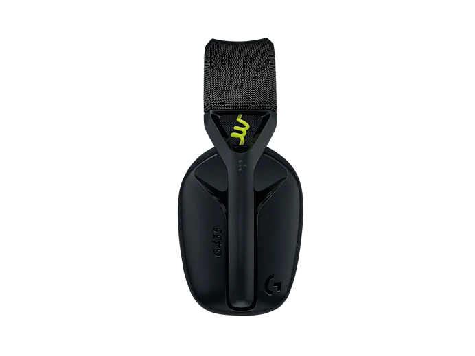 Logitech G435 Wireless And Bluetooth Gaming Headset, Black and Neon Yellow ( 981-001051 ) - Image 2