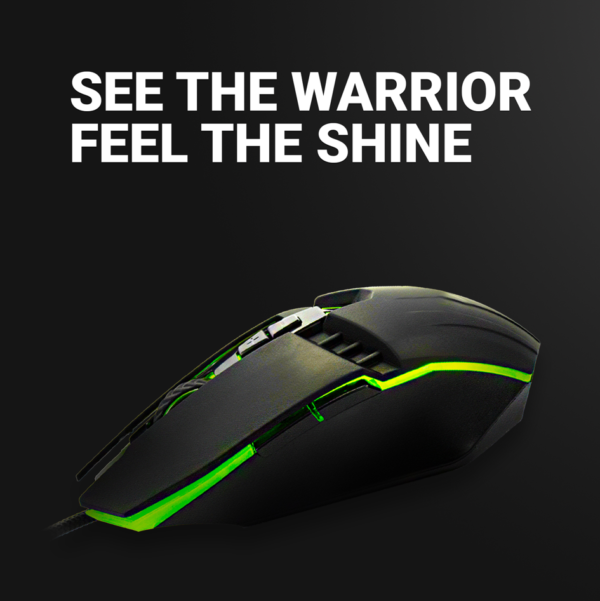 Ant Esports KM500W Wired Backlit Gaming Keyboard And Mouse Combo LED , Ergonomic & Wrist Rest Keyboard - Image 4