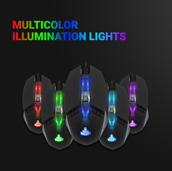 Ant Esports KM500W Wired Backlit Gaming Keyboard And Mouse Combo LED , Ergonomic & Wrist Rest Keyboard - Image 5
