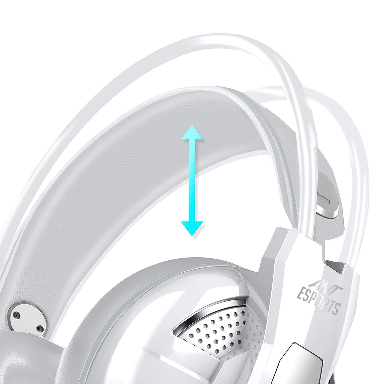 Ant Esports H520W Wired Lightweight Comfort Superior Sound White Gaming Headset With 50mm Drivers ( AESP0058 ) - Image 5