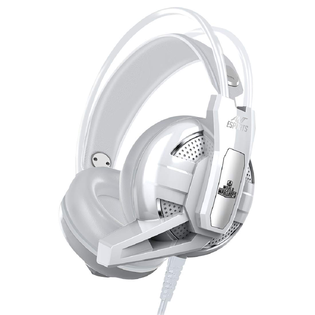 Ant Esports H520W Wired Lightweight Comfort Superior Sound White Gaming Headset With 50mm Drivers ( AESP0058 ) - Image 2