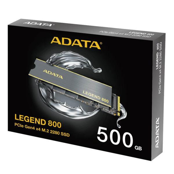 Adata LEGEND 800 500GB 3D NAND PCIe Gen4 x4 M.2 2280 Solid State Drive ( ALEG-800-500GCS )