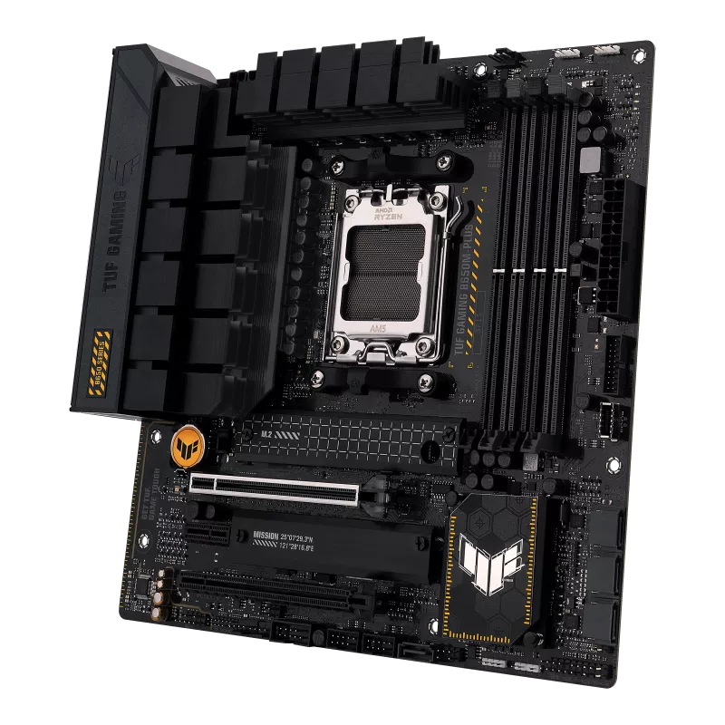 ASUS TUF GAMING B650M-PLUS Micro ATX Motherboard ( AMD Socket AM5, Supports AMD Ryzen 7000 Series Desktop Processors, 4 DDR5 RAM Slots, Max 128 GB Memory ) - Image 2
