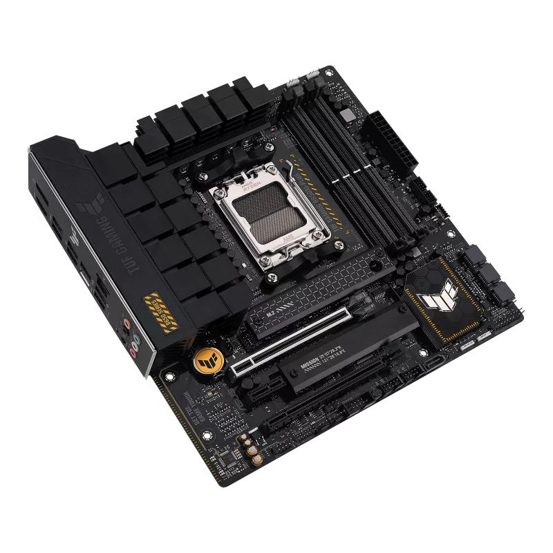 ASUS TUF GAMING B650M-PLUS Micro ATX Motherboard ( AMD Socket AM5, Supports AMD Ryzen 7000 Series Desktop Processors, 4 DDR5 RAM Slots, Max 128 GB Memory ) - Image 3