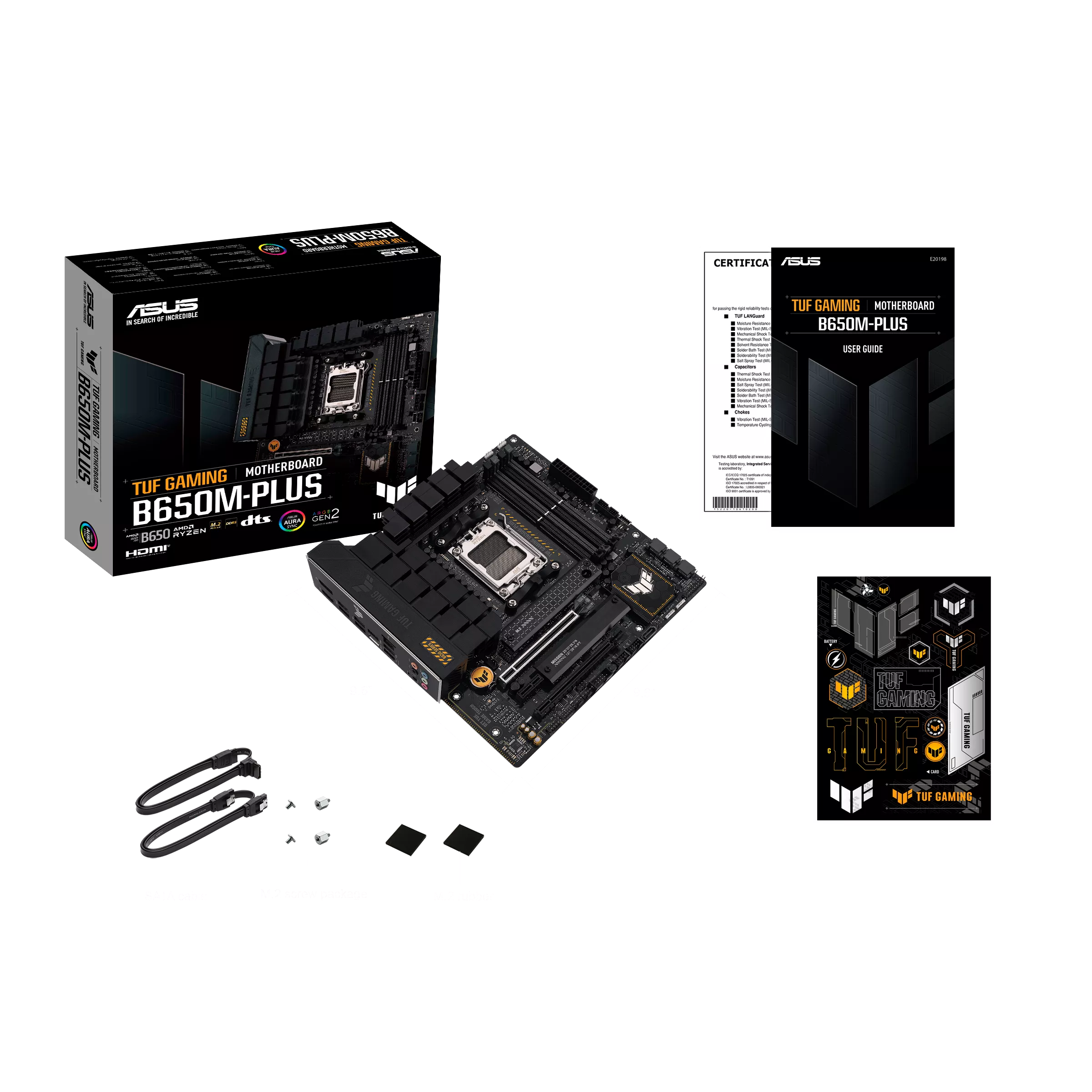 ASUS TUF GAMING B650M-PLUS Micro ATX Motherboard ( AMD Socket AM5, Supports AMD Ryzen 7000 Series Desktop Processors, 4 DDR5 RAM Slots, Max 128 GB Memory ) - Image 7
