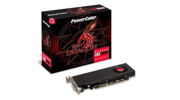Powercolor AMD Radeon RX 550 2GB GDDR5 64 Bit Graphics Card ( AXRX 550 2GBD5-HLE )