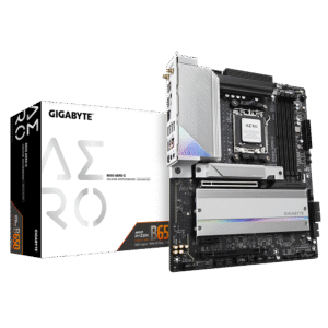 Gigabyte B650 AERO G ATX Motherboard ( AMD AM5 Socket, Supports AMD Ryzen 7000 Series Desktop Processors, 4 DDR5 RAM Slots, Max 128GB RAM, Wifi )