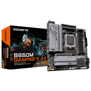 Gigabyte B650M GAMING X AX (Rev. 1.3) Micro ATX Motherboard ( AMD Socket AM5, Supports AMD Ryzen 7000,  8000, 9000 Series Desktop Processors, 4 x DDR5 Ram Slots, Max  256GB Memory Support )