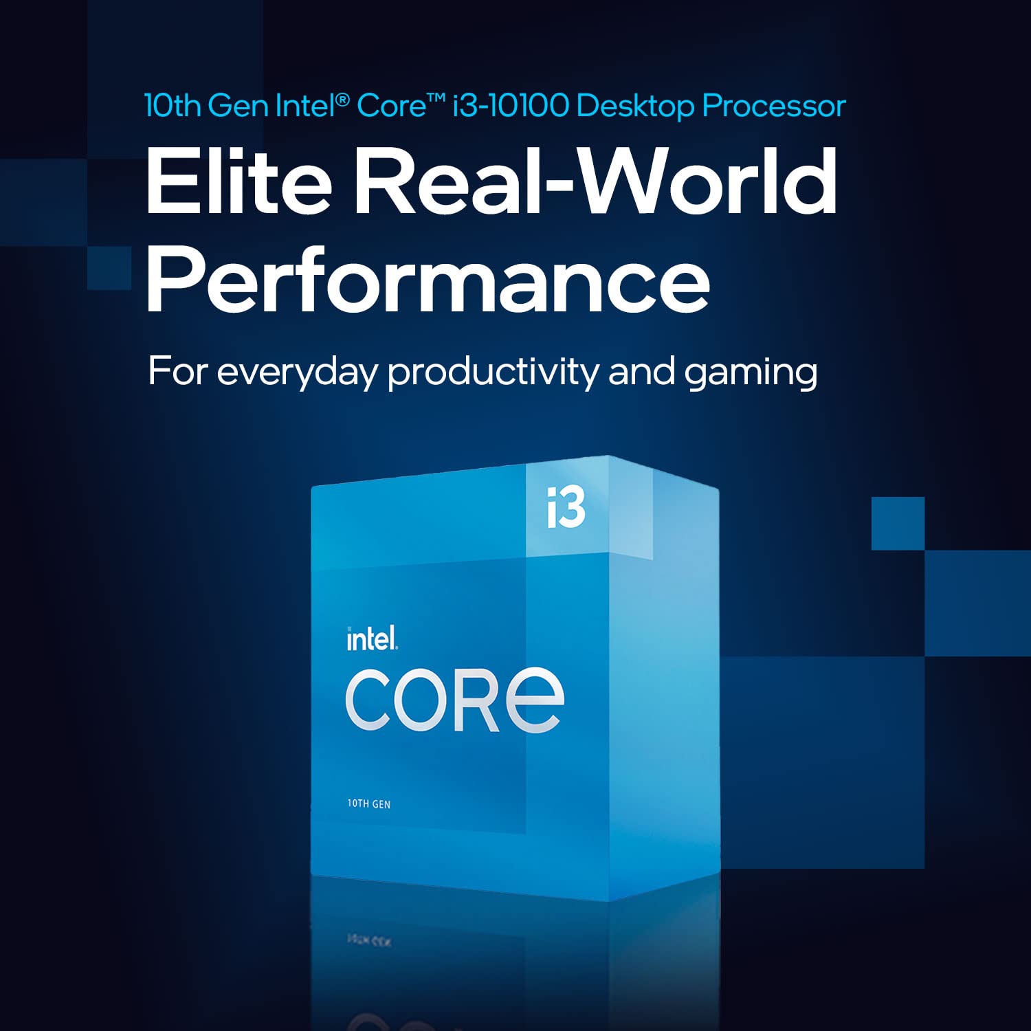 Intel Core i3 10100 10th Generation Desktop Processor BX8070110100 ( 4 Cores, 8 Threads, Up To 4.3 GHz, Socket LGA 1200, Intel UHD Graphics 630 ) - Image 6