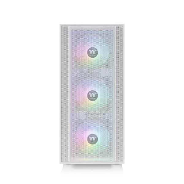 Thermaltake H570 TG ARGB Snow Mid Tower E-ATX Tempered Glass PC Case Snow White With Pre-Installed 3 ARGB Fans ( CA-1T9-00M6WN-01 ) - Image 5