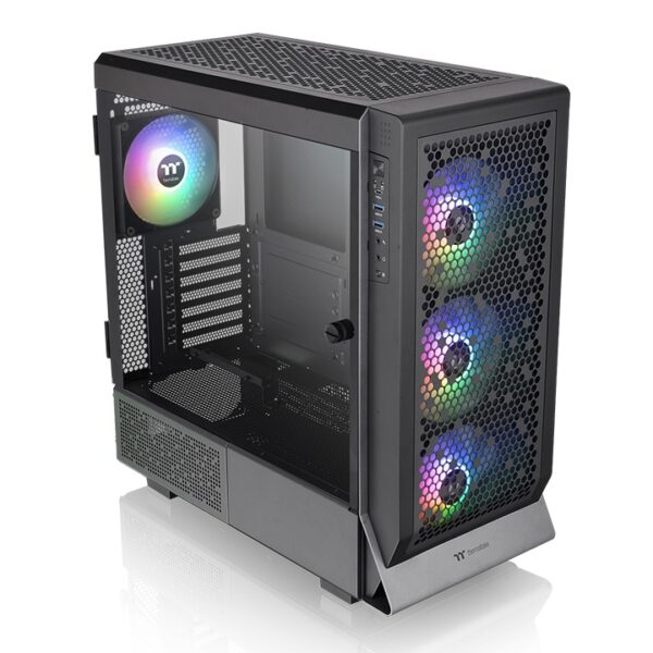 Thermaltake Ceres 500 TG ARGB Black Mid Tower Tempered Glass Chassis With 4 x 140mm ARGB Fans ( CA-1X5-00M1WN-00 ) - Image 3
