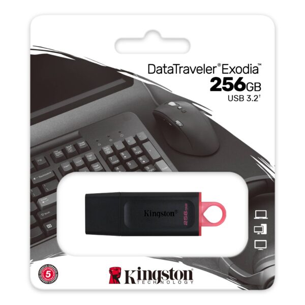 Kingston DataTraveler Exodia 256GB USB 3.2Flash Drive Pen Drive ( DTX/256GB ) - Image 3