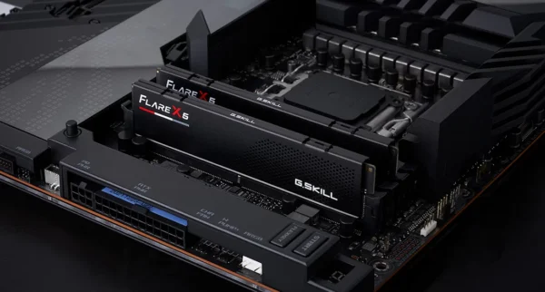 G.Skill Flare X5 32GB 6000MHz CL36 DDR5 Black Desktop RAM With Heatsink, 16GB X 2 Kit ( F5-6000J3636F16GX2-FX5 ) - Image 5