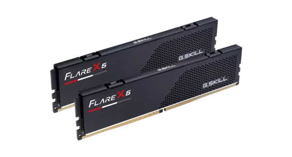 G.Skill Flare X5 32GB 6000MHz CL36 DDR5 Black Desktop RAM With Heatsink, 16GB X 2 Kit ( F5-6000J3636F16GX2-FX5 ) - Image 2