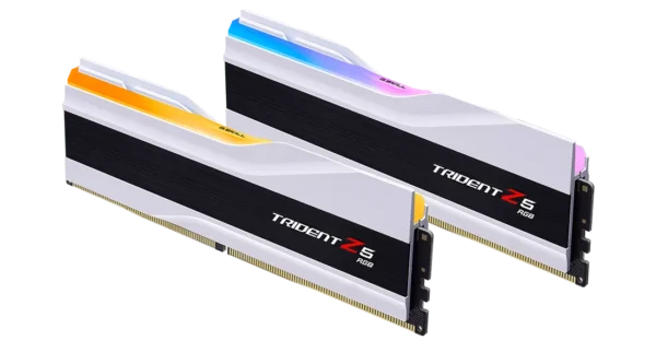 G.Skill Trident Z5 RGB 32GB (2x16GB) DDR5-6000MHz CL36 White Desktop RAM Kit With Heatsink ( F5-6000J3636F16GX2-TZ5RW ) - Image 3
