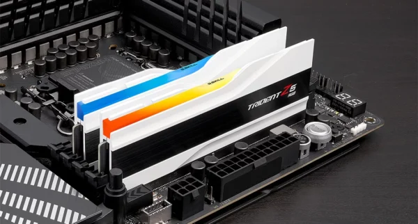 G.Skill Trident Z5 RGB 32GB (2x16GB) DDR5-6000MHz CL36 White Desktop RAM Kit With Heatsink ( F5-6000J3636F16GX2-TZ5RW ) - Image 4