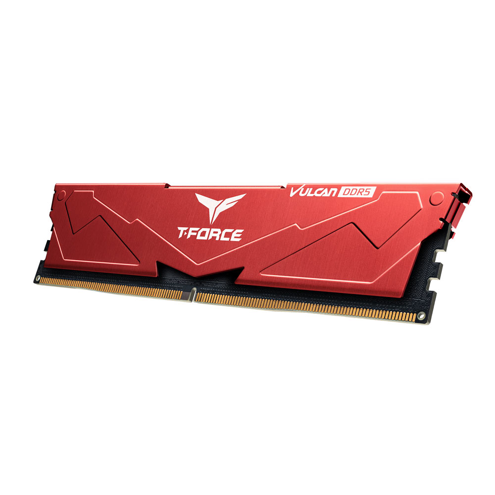 TeamGroup T-Force Vulcan DDR5 16GB (16GBx1) 6000MHz CL38 Desktop RAM -Red ( FLRD516G6000HC38A01 ) - Image 4