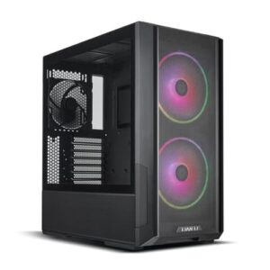 Lian Li Lancool 216 RGB (E-ATX) Mid Tower Tempered Glass Side Panel Black Cabinet With 2 x 160mm ARGB And 1 x 140mm PWM Fans ( G99-LAN216RX-IN )