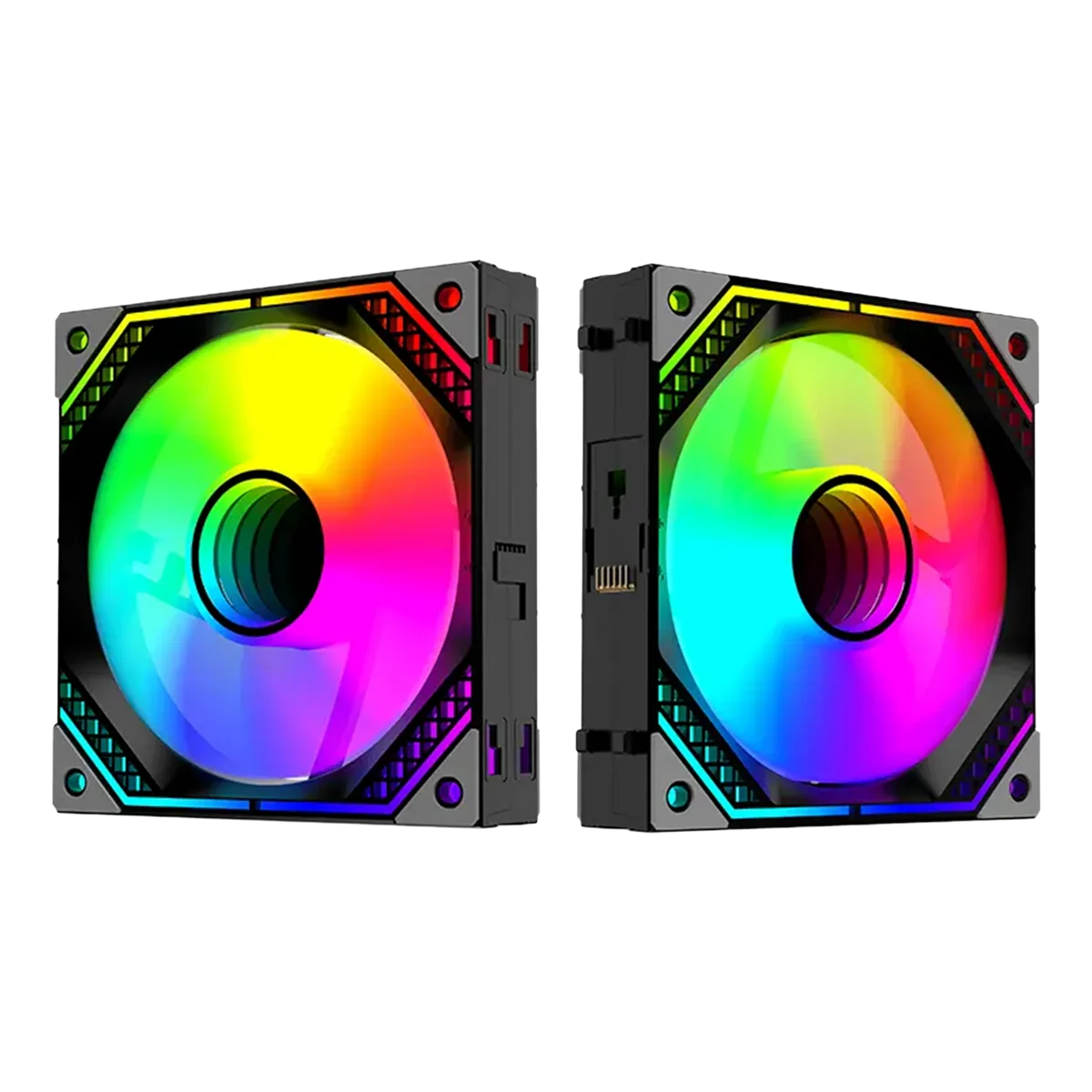 Ant Esports Infinity Flow 120mm 3In1 ARGB Chassis Fan Kit With A SATA-Powered ARGB controller - Image 3