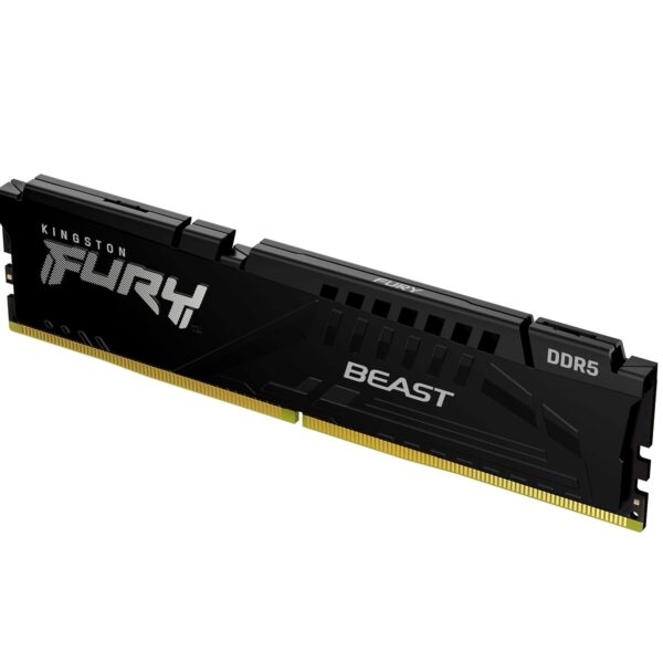 Kingston Fury Beast 16GB ( 16GB X 1) DDR5 6000MHz CL36 288-Pin DIMM Single Module Desktop Memory ( KF560C36BBE2-16 )