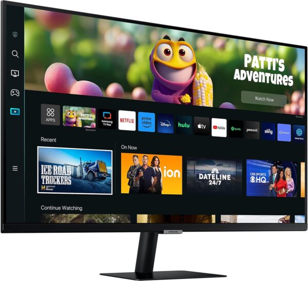 Samsung M5 LS27CM500EW 27 Inch Flat VA Panel FHD 4ms(GTG) Response Time HDR10 Flicker Free Smart Monitor With Smart TV Experience ( LS27CM500EWXXL ) - Image 4