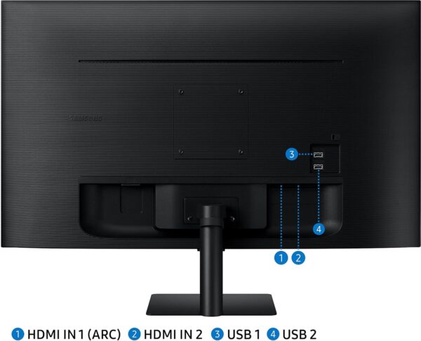 Samsung M5 LS27CM500EW 27 Inch Flat VA Panel FHD 4ms(GTG) Response Time HDR10 Flicker Free Smart Monitor With Smart TV Experience ( LS27CM500EWXXL ) - Image 8