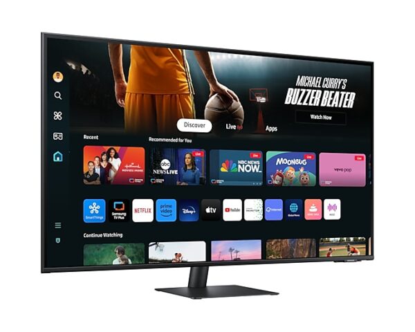 Samsung M7 LS43DM700UW 43 Inch Flat VA Panel UHD 4K Max 60 Hz 4 ms (GTG) 20W Built in Speaker Smart Monitor with Smart TV experience ( LS43DM700UWXXL ) - Image 3