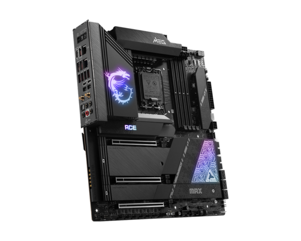 MSI MEG Z790 ACE Wifi ( E-ATX ) Motherboard ( 1700 soket, Support Intel Core 14th, 13th, 12th Gen Processors, Intel Pentium Gold and Celeron CPU Support, DDR5 x 4 Ram slot, Max 256GB Memory ) - Image 3