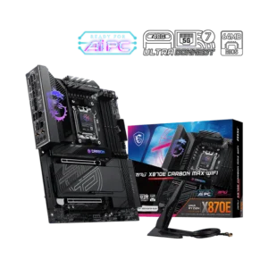 MSI MPG X870E CARBON MAX WIFI ATX Motherboard ( AMD Socket AM5, Supports AMD Ryzen 9000, 8000, 7000 Series Desktop Processors, 4x DDR5 RAM Slots, Max 256GB RAM )
