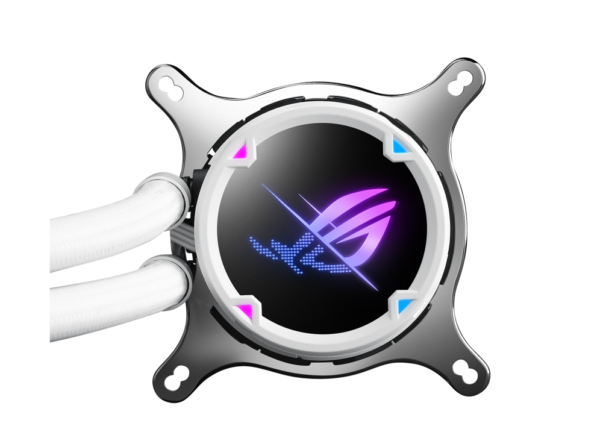 Asus ROG STRIX LC II 360 ARGB White Edition AIO CPU Liquid Cooler With Three ROG 120mm Addressable RGB Radiator Fans - Image 5