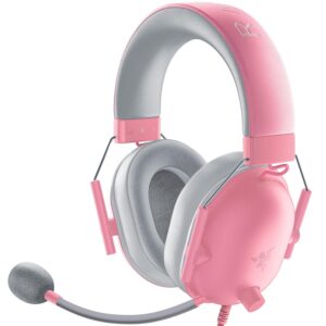 Razer BlackShark V2 X Analog Wired Gaming on Ear Pink Headset Quartz Edition ( RZ04-03240800-R3M1 )